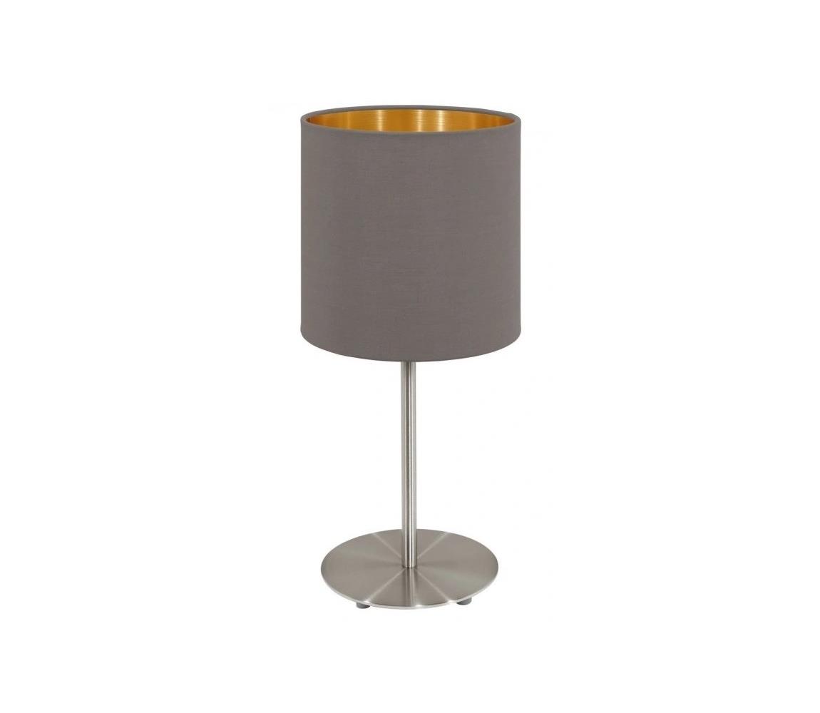 Eglo Stolná lampa PASTERI 1xE14/40W/230V hnedá/medená