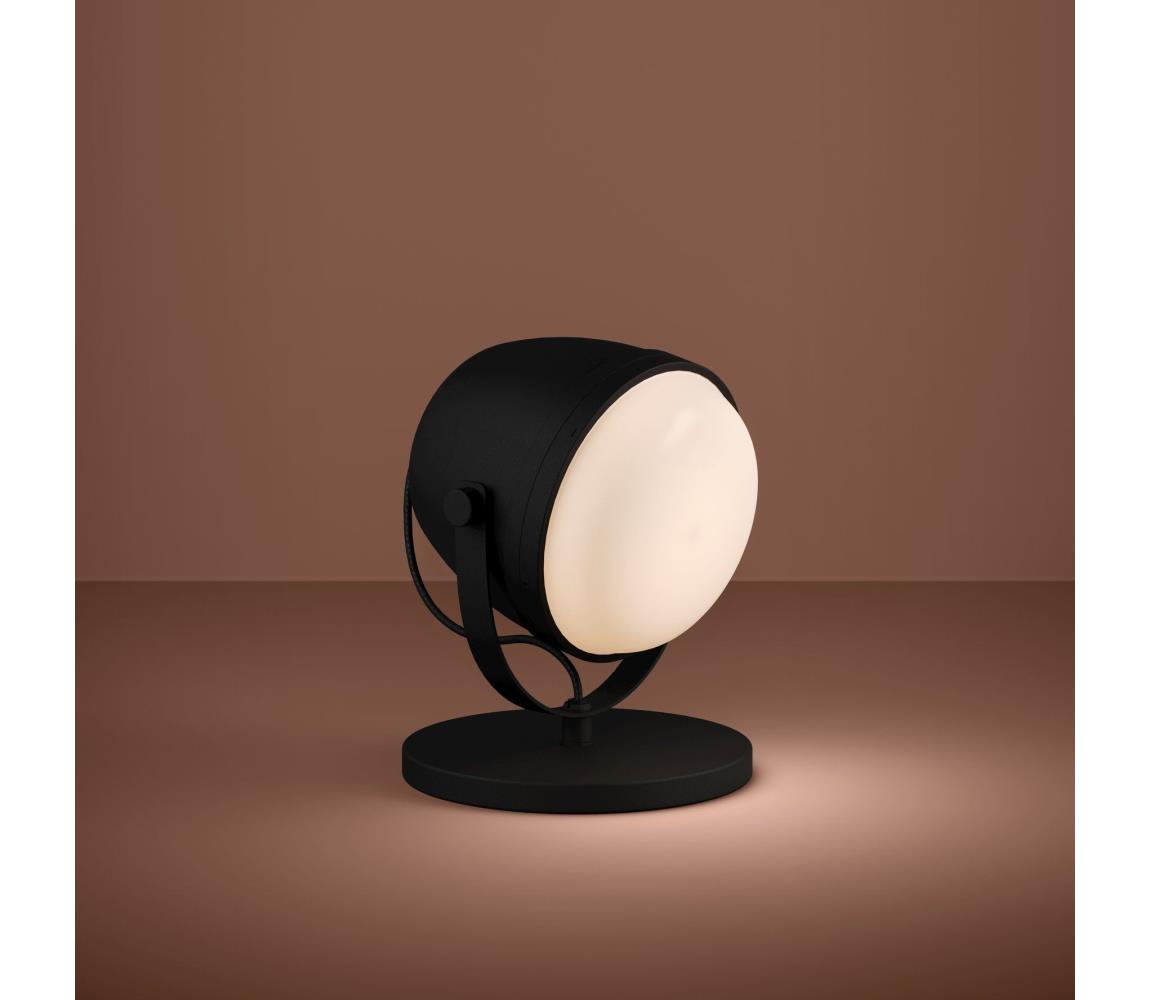 Eglo Stolná lampa UPANEMA 1xE27/28W/230V čierna