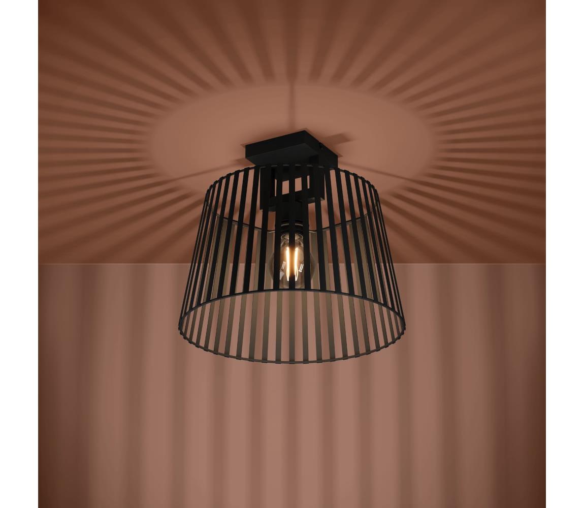 Eglo Stropné svietidlo BOGOTA 1xE27/40W/230V čierna