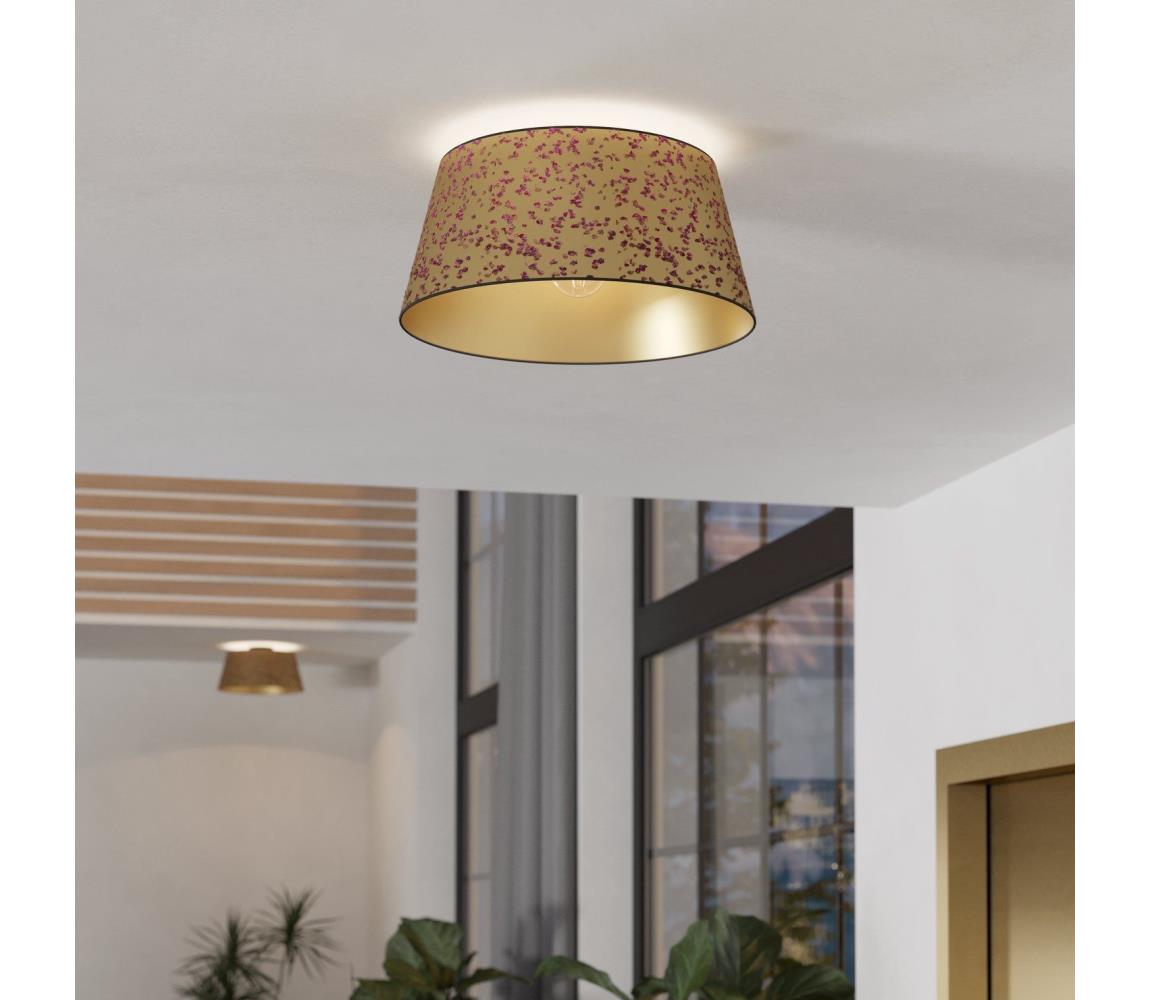 Eglo Stropné svietidlo CASTUERA 1xE27/25W/230V zlatá/ružová