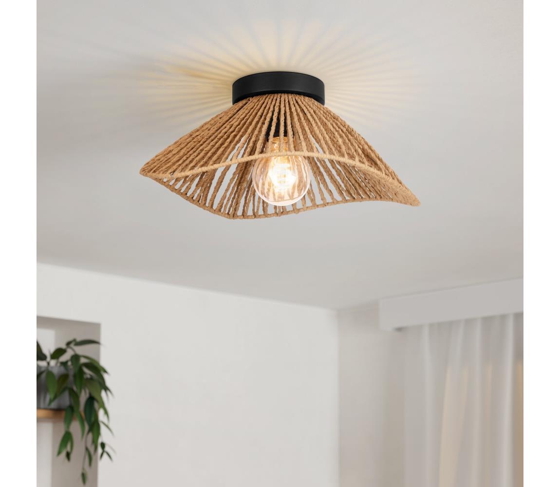 Eglo Stropné svietidlo LAVISTER 1xE27/60W/230V hnedá