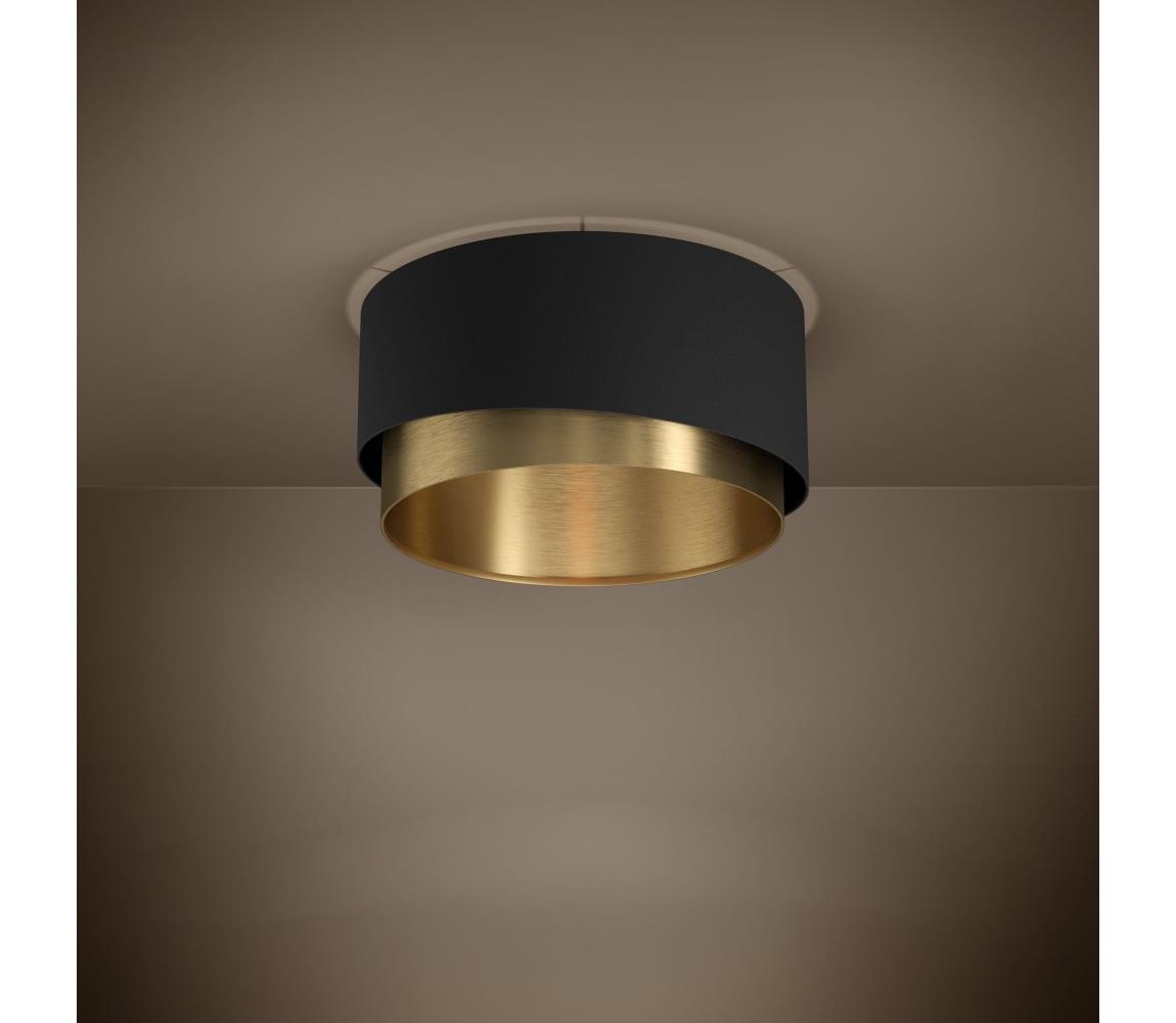 Eglo Stropné svietidlo MANDERLINE 1xE27/40W/230V čierna/zlatá