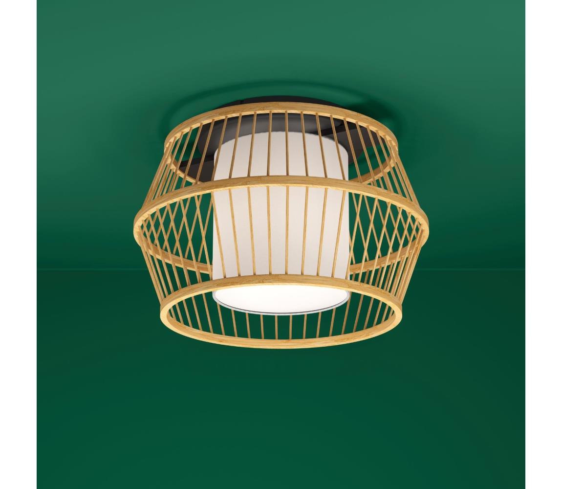 Eglo Stropné svietidlo MONTERROSO 1xE27/40W/230V bambus