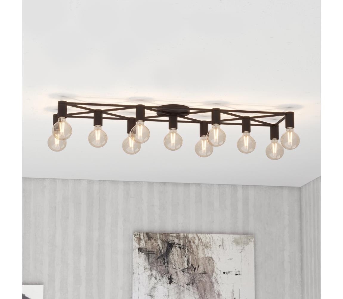 Eglo Stropné svietidlo SPEKE 11xE27/40W/230V čierna