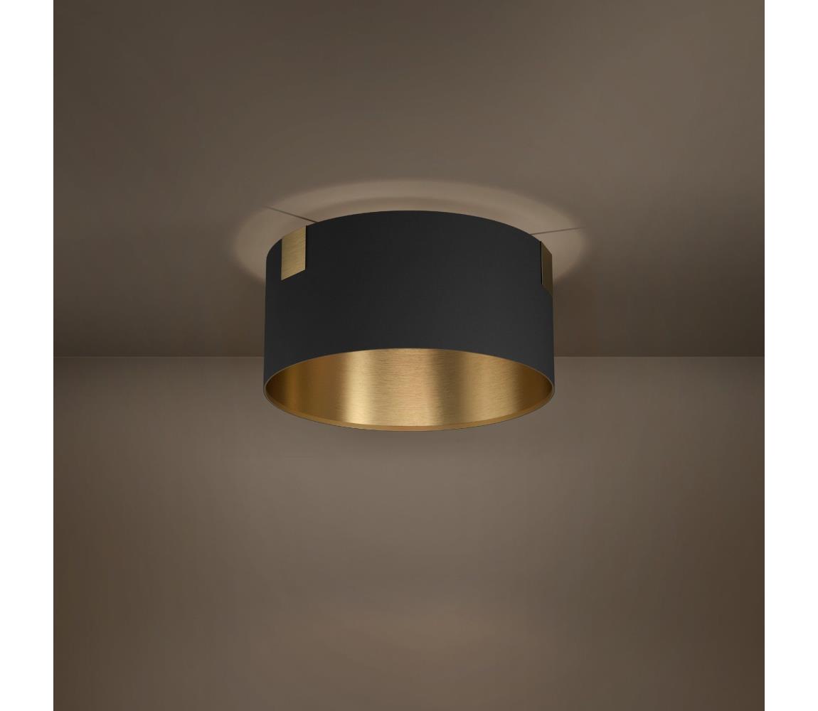 Eglo Stropné svietidlo TORTOLA 1xE27/40W/230V čierna/zlatá