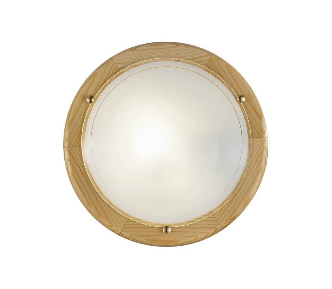 Eglo Stropné svietidlo UFO 2xE27/60W/230V pr. 38 cm borovica 3894