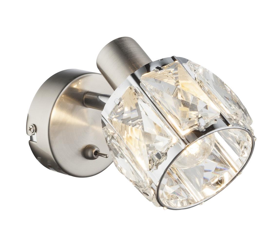 Globo 1 - Nástenné bodové svietidlo KRIS 1xE14/40W/230V