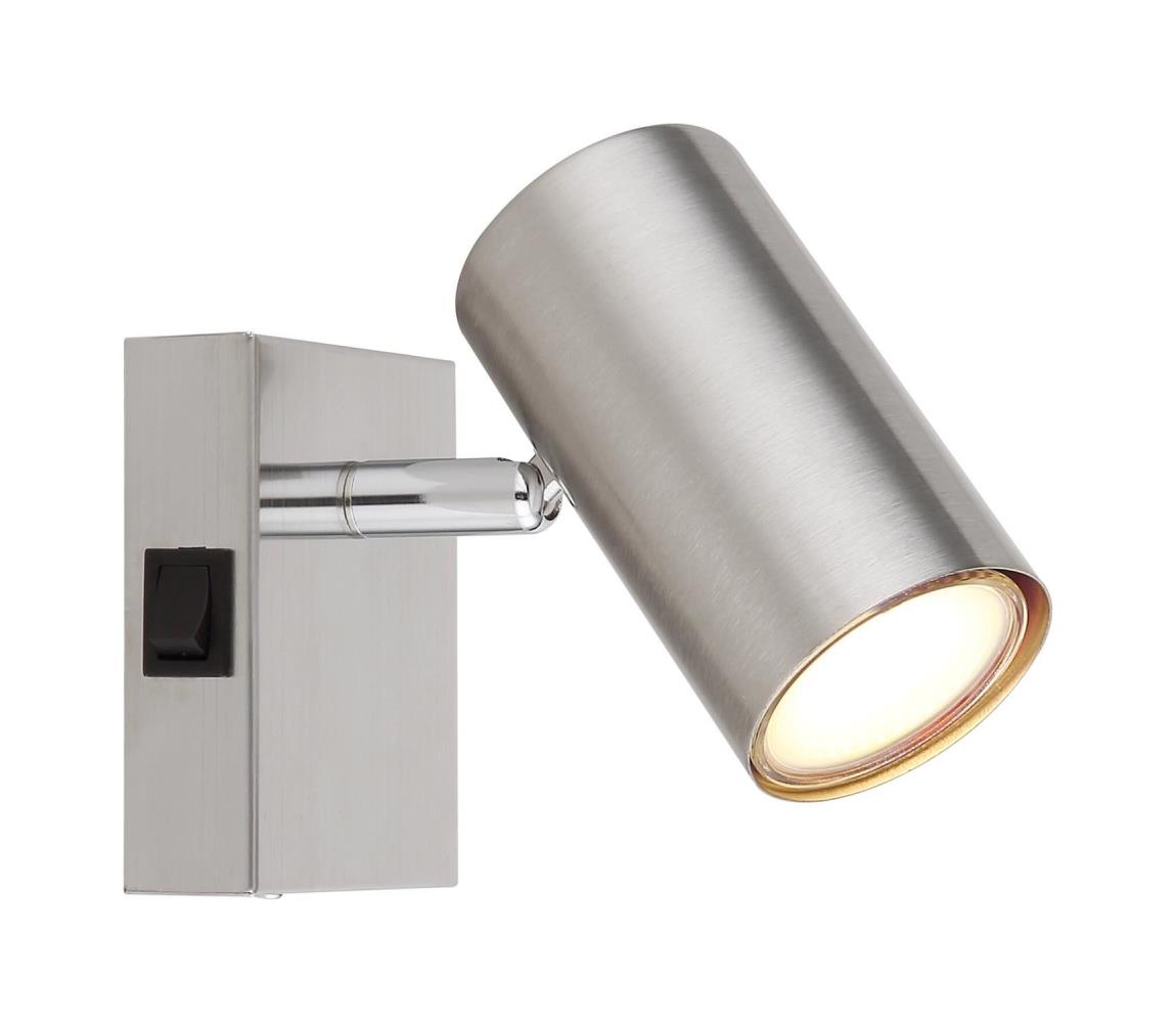 Globo 1 - Nástenné bodové svietidlo ROBBY 1xGU10/25W/230V matný chróm