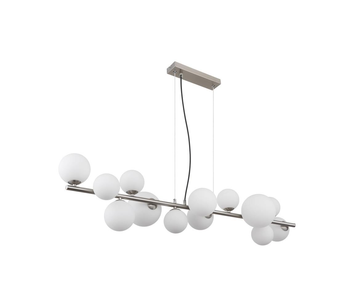 Globo 13H - LED Stojacia lampa RIHA 13xG9/3,5W/230V biela