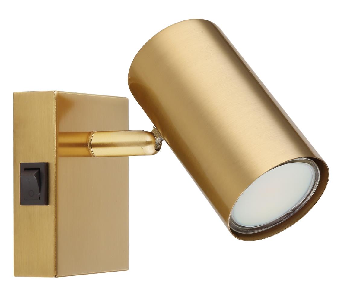 Globo 1GO - Nástenné bodové svietidlo ROBBY 1xGU10/25W/230V zlatá