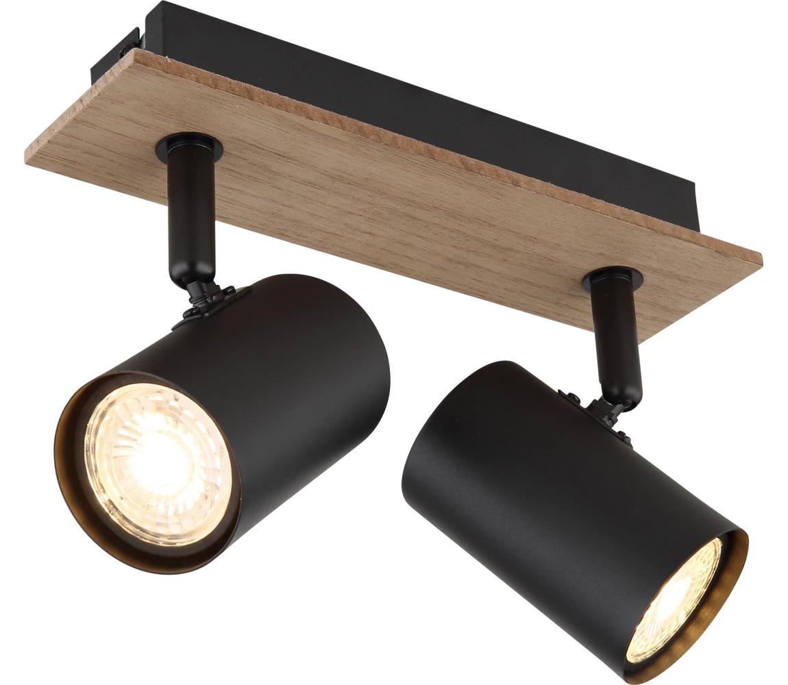 Globo 2 - Bodové svietidlo LINCA 2xGU10/35W/230V