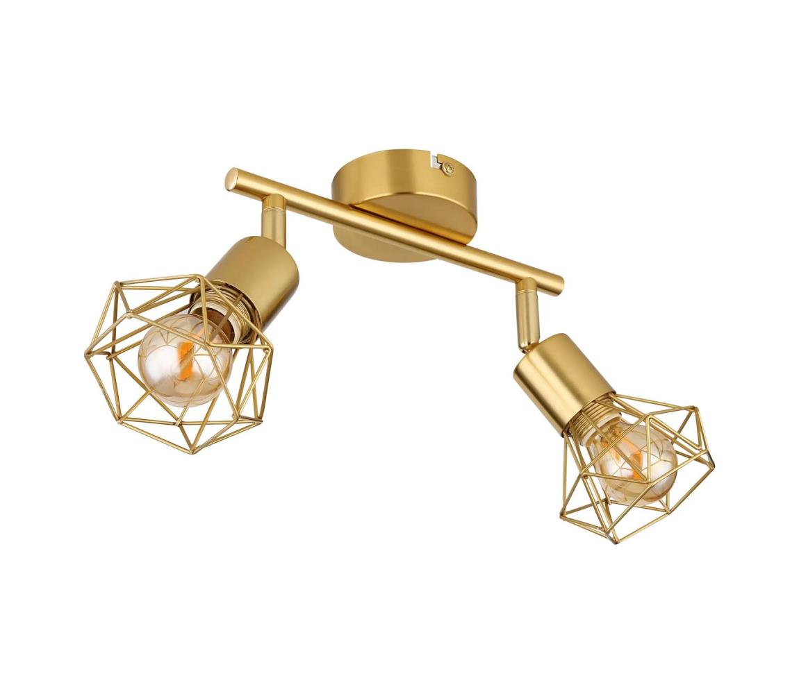 Globo 2 - Bodové svietidlo XARA I 2xE14/40W/230V zlatá