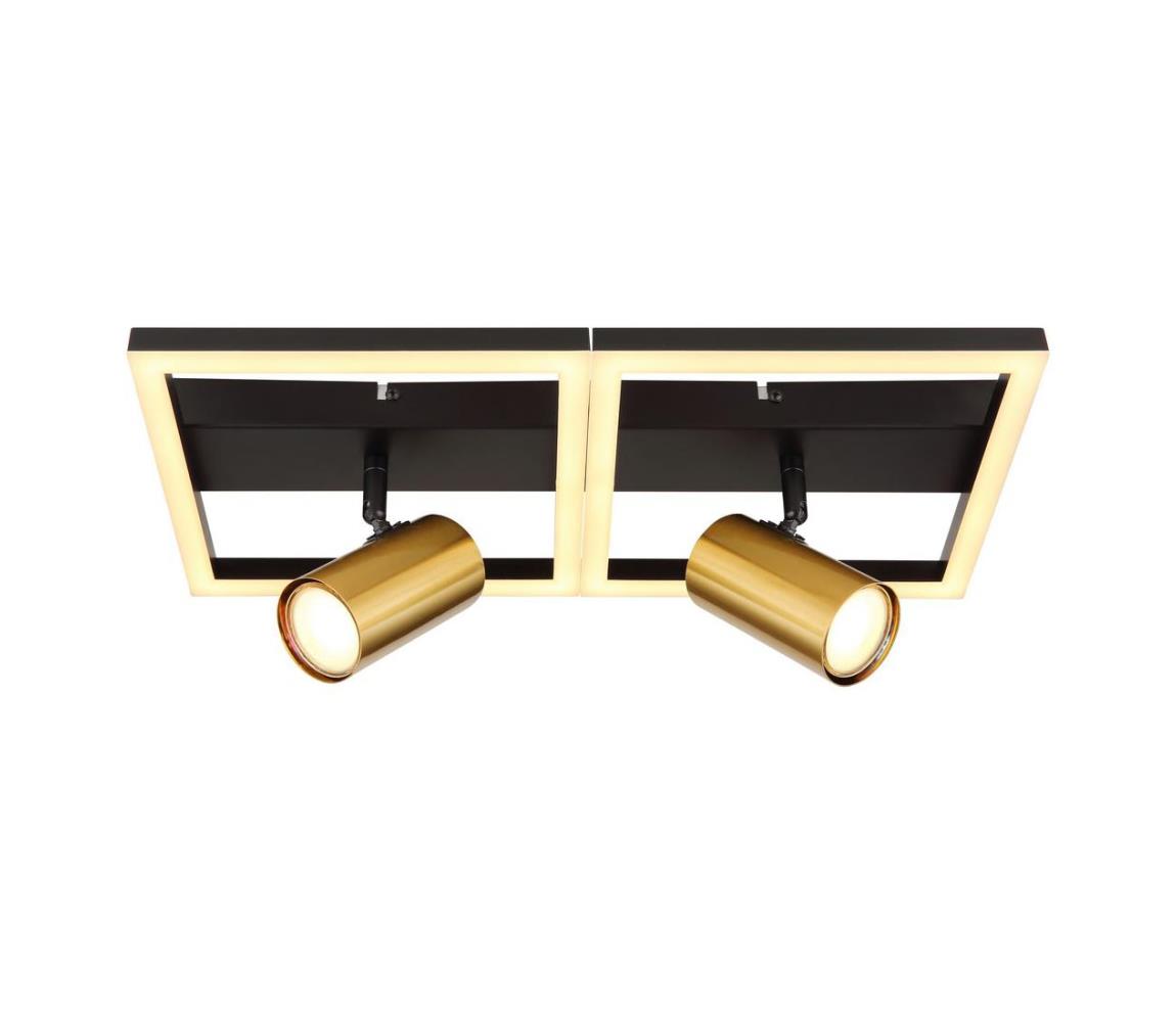 Globo 2 - LED Stropné svietidlo MARRIE 2xGU10/5W/230V + LED/22W/230V