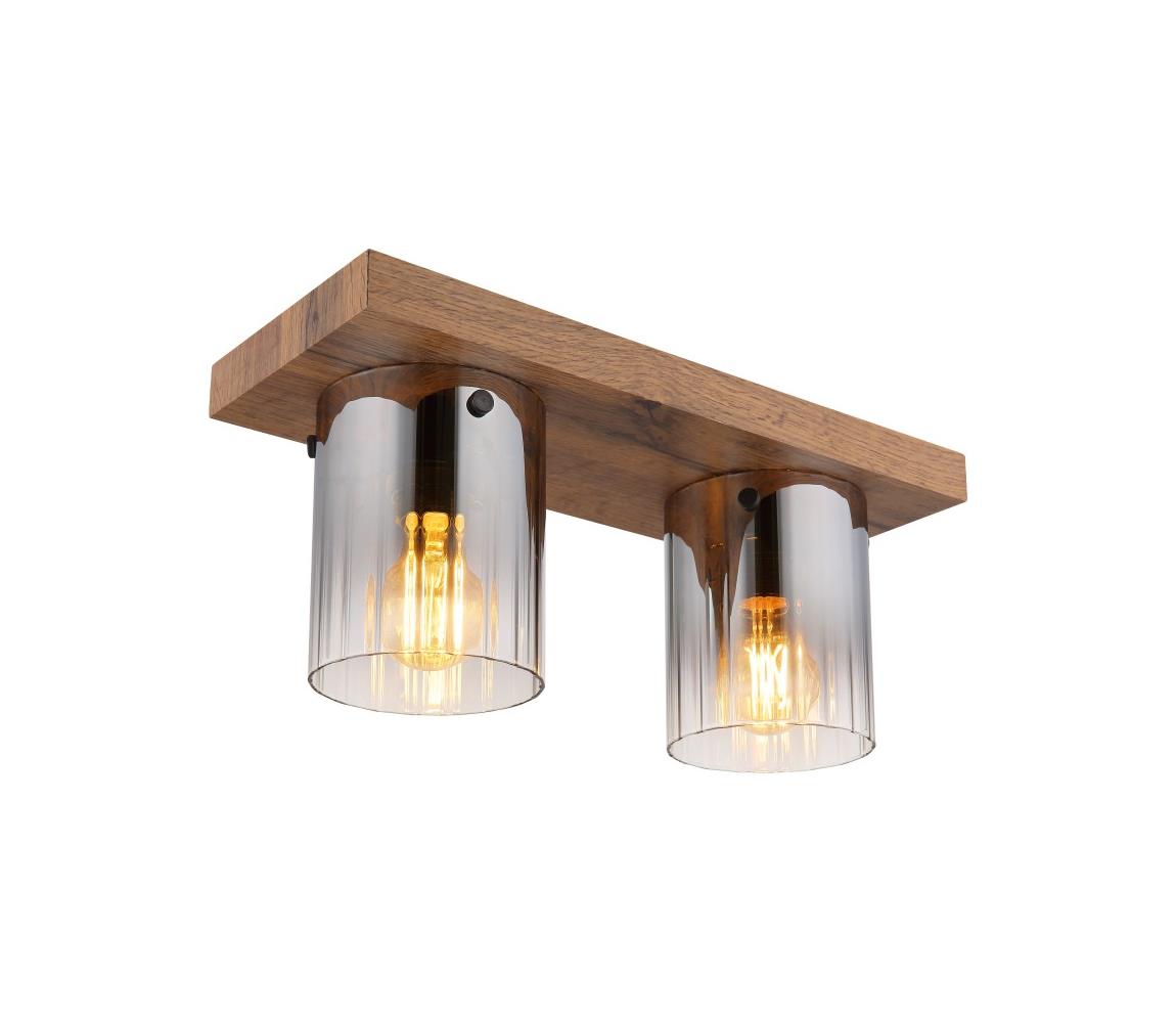 Globo 2 - Stropné svietidlo UNDERWOOD 2xE27/40W/230V 16x41 cm 15915-2