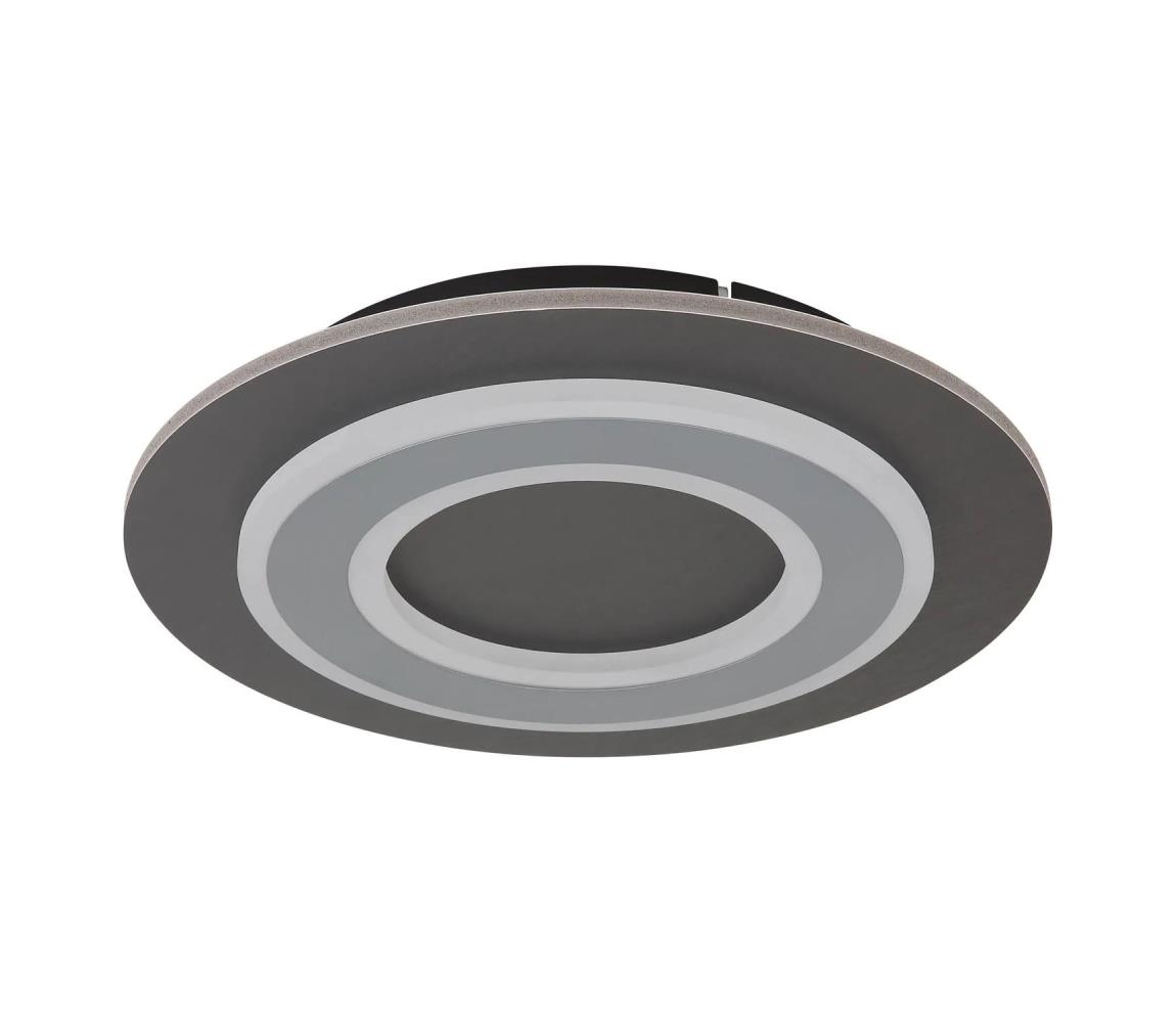 Globo 24 - LED Stropné svietidlo JAYDEN LED/24W/230V pr. 32 cm antracit