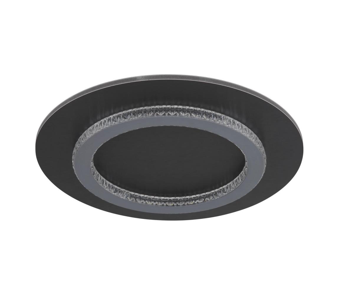 Globo 24A - LED stropné svietidlo JAYDEN LED/24W/230V priemer 35 cm antracit