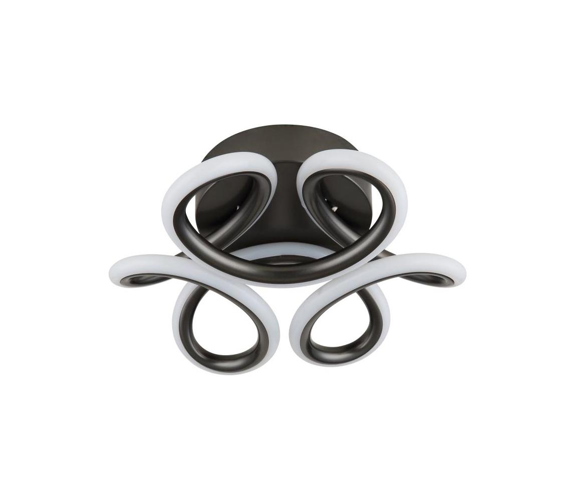 Globo 24A - LED stropné svietidlo MELISAND LED/24W/230V pr. 26 cm čierne