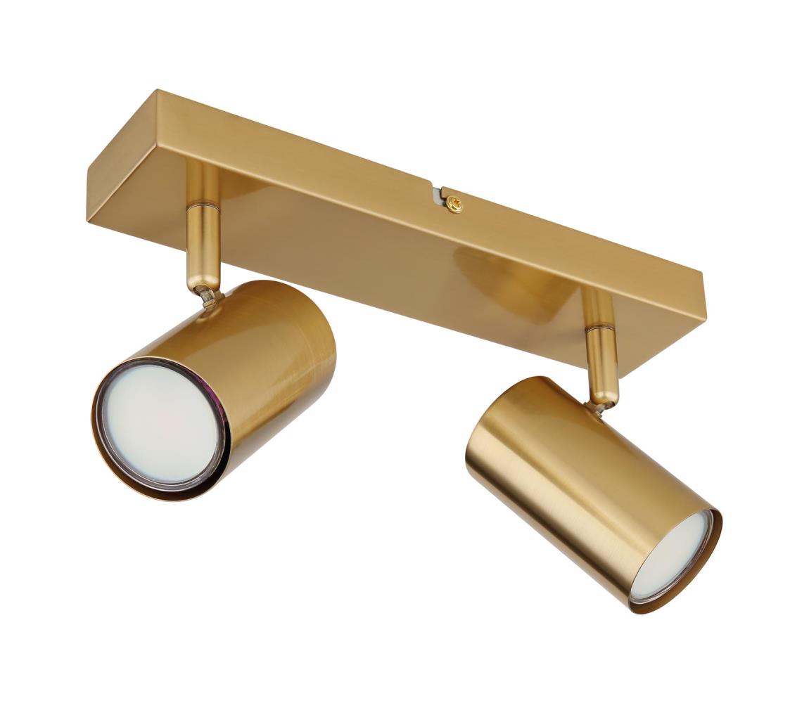 Globo 2GO - Bodové svietidlo ROBBY 2xGU10/35W/230V zlatá