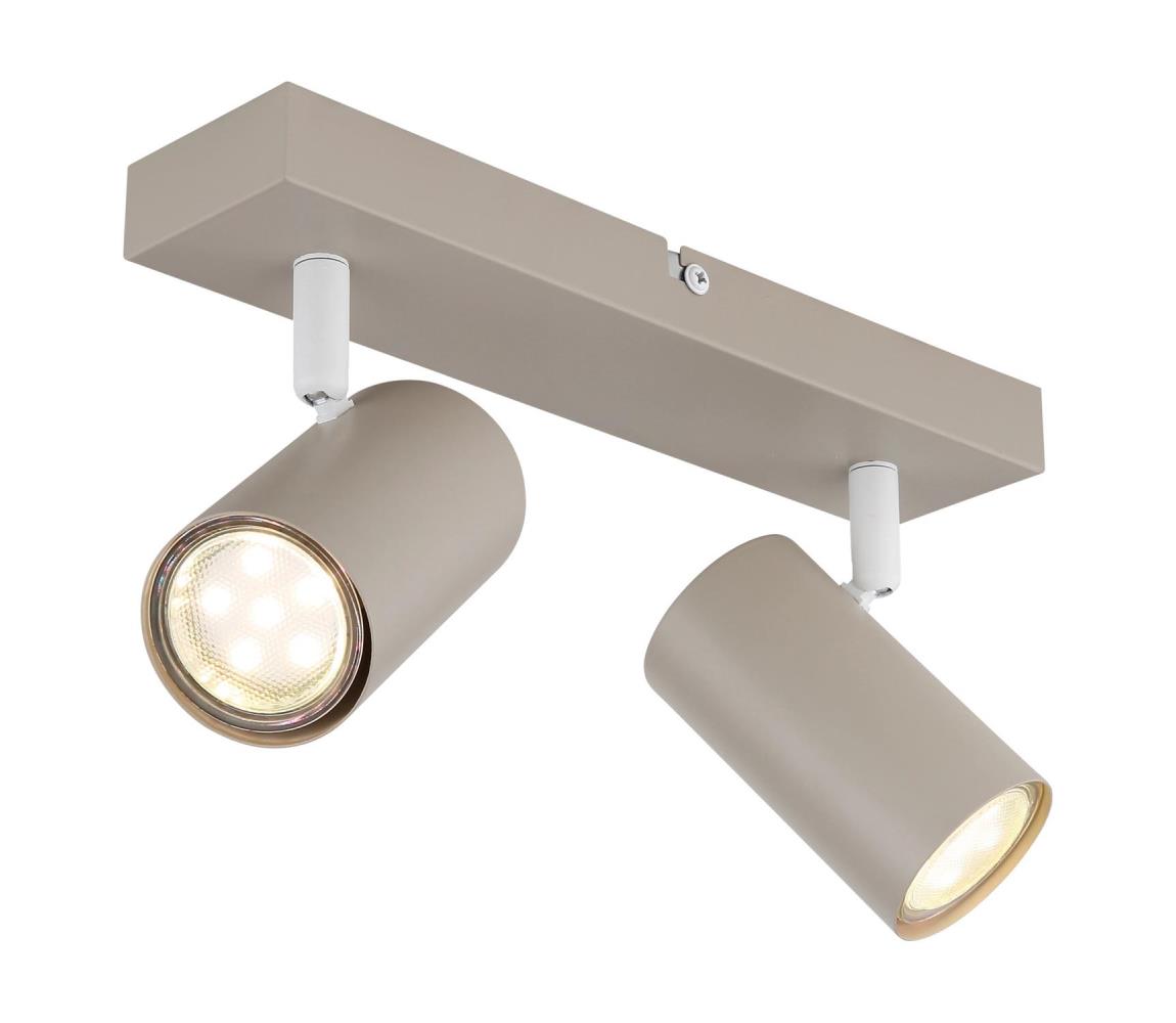 Globo 2SA - Bodové svietidlo ROBBY 2xGU10/35W/230V 57911-2SA