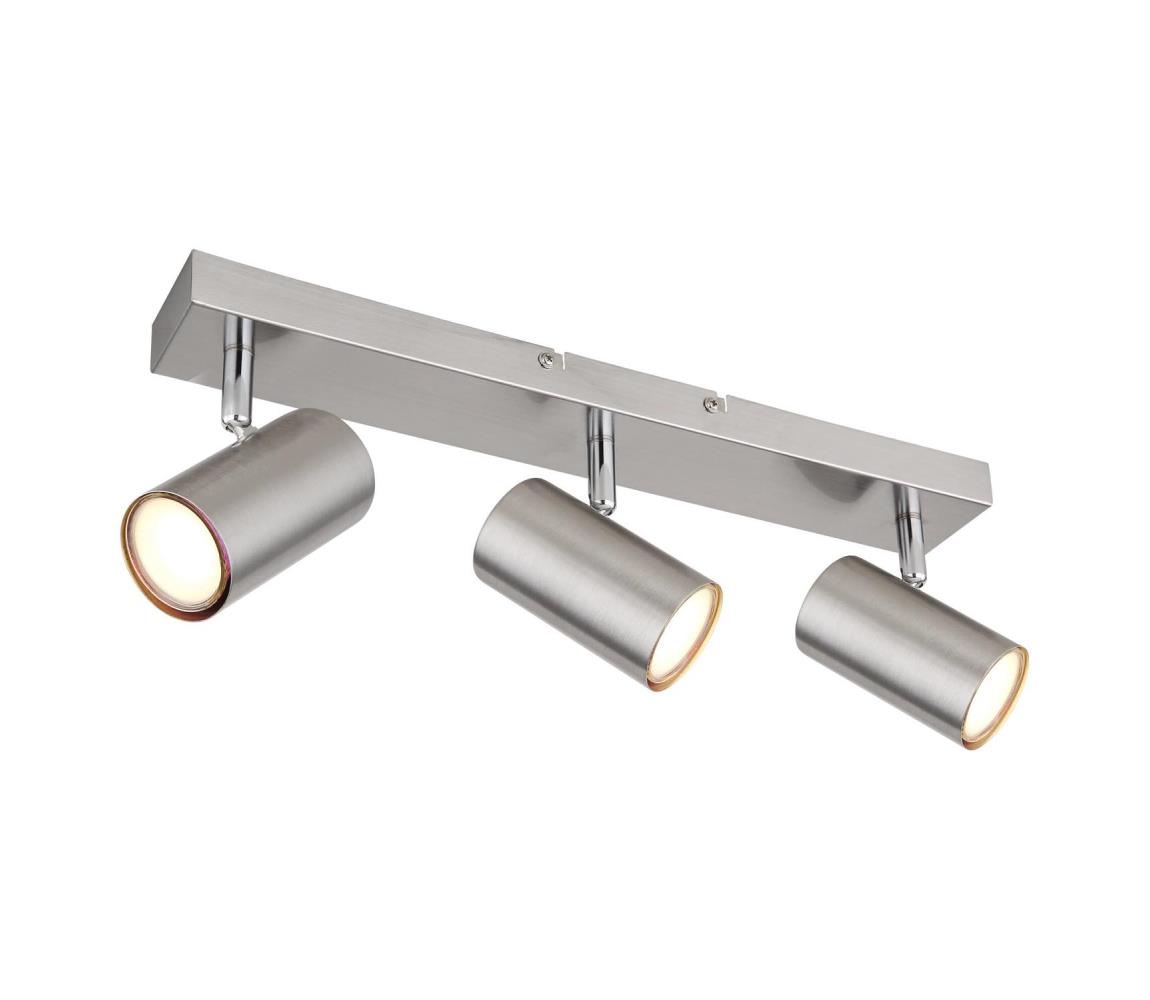 Globo 3 - Bodové svietidlo ROBBY 3xGU10/25W/230V matný chróm