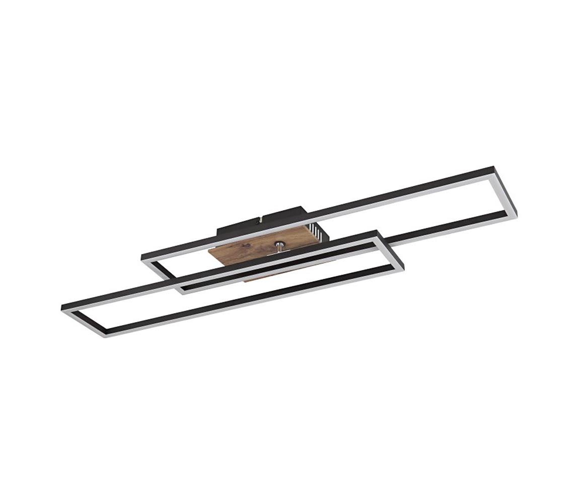 Globo 30 - LED Stropné svietidlo DAKARI LED/30W/230V 3000K 60x80 cm čierna