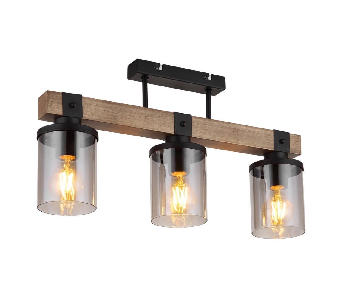 Globo 3D - Prisadený luster LILA 3xE27/60W/230V 15555-3D