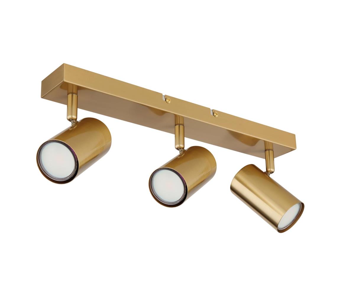 Globo 3GO - Bodové svietidlo ROBBY 3xGU10/35W/230V zlatá
