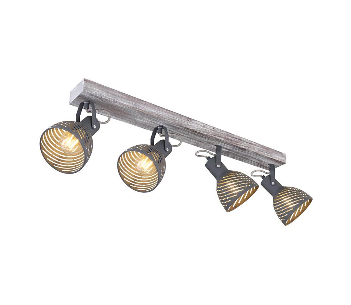 Globo 4 - Bodové svietidlo MORI 4xE27/40W/230V 54661-4