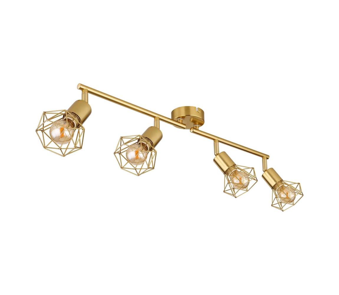 Globo 4 - Bodové svietidlo XARA I 4xE14/40W/230V zlatá