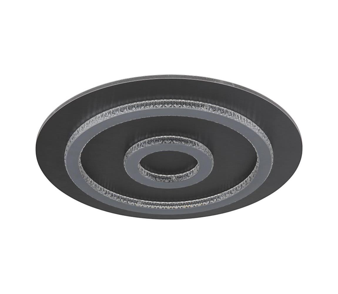 Globo 40A - LED stmievateľné stropné svietidlo JAYDEN 40W/230V priemer 45 cm antracit + diaľkové ovládanie