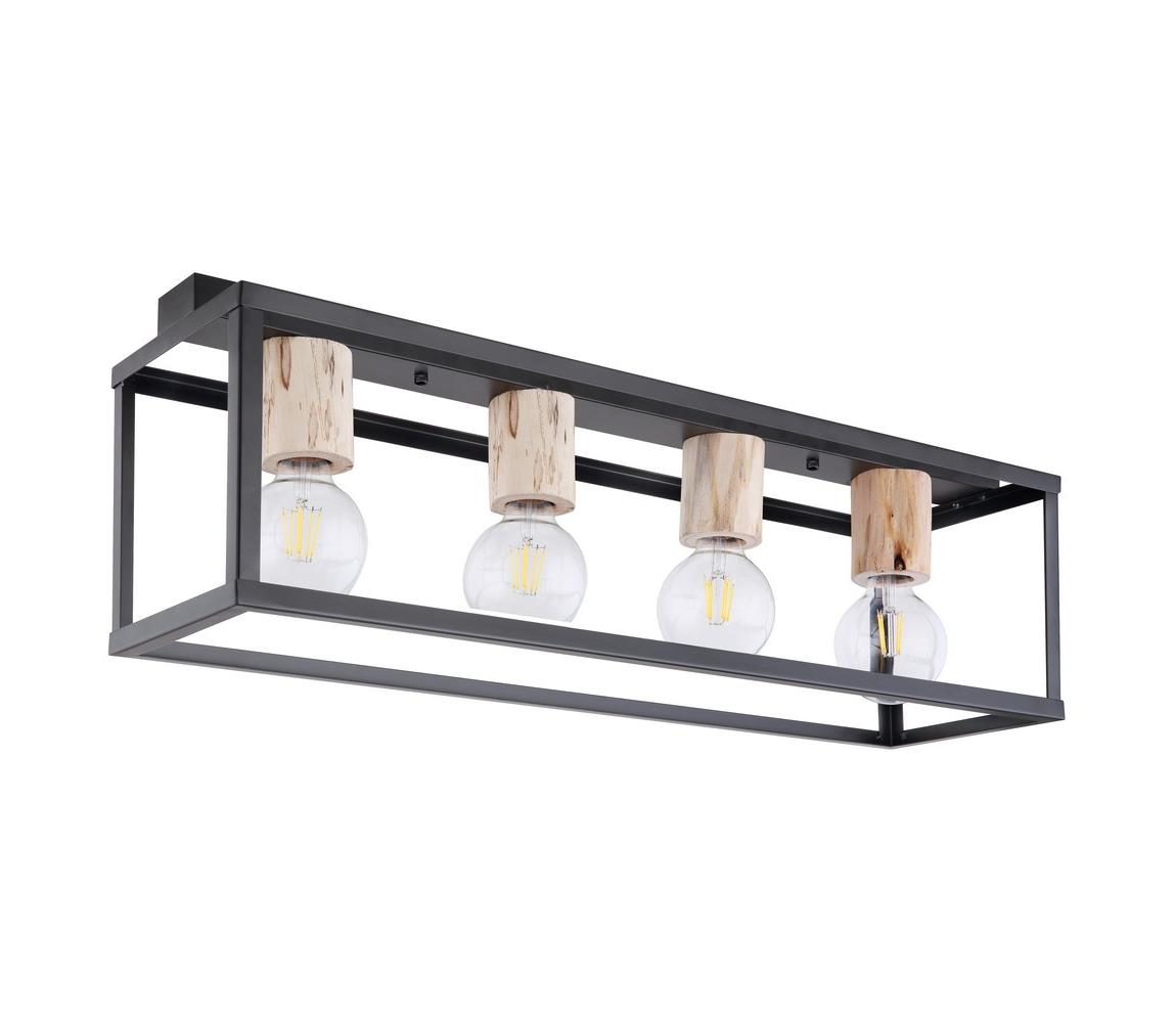 Globo 4D - Stropné svietidlo HAGAR 4xE27/60W/230V