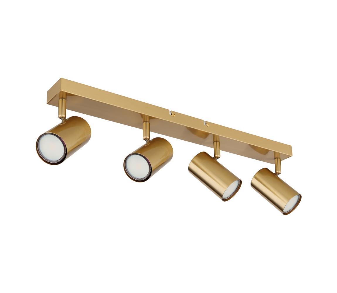 Globo 4GO - Bodové svietidlo ROBBY 4xGU10/35W/230V zlatá