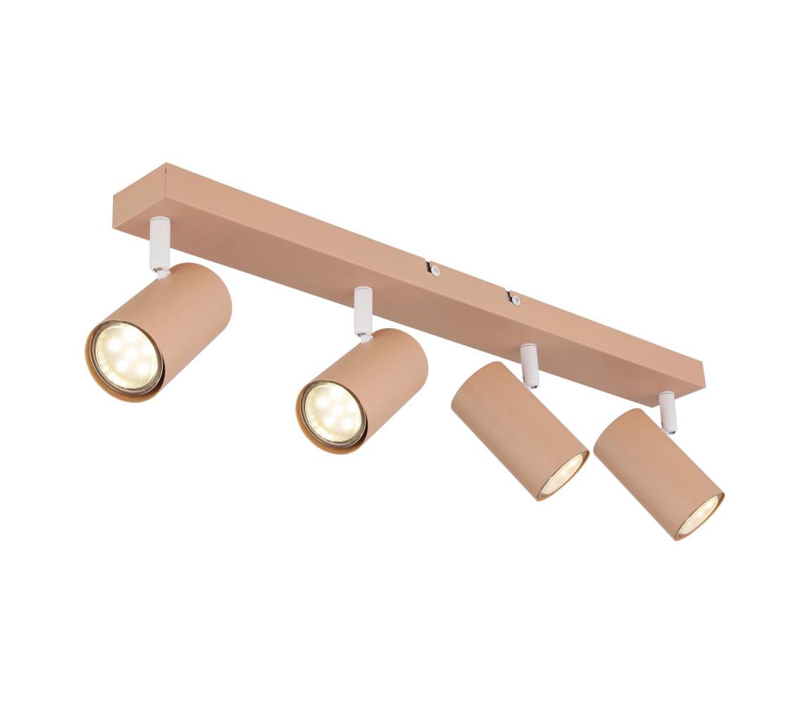 Globo 4P - Bodové svietidlo ROBBY 4xGU10/35W/230V oranžová