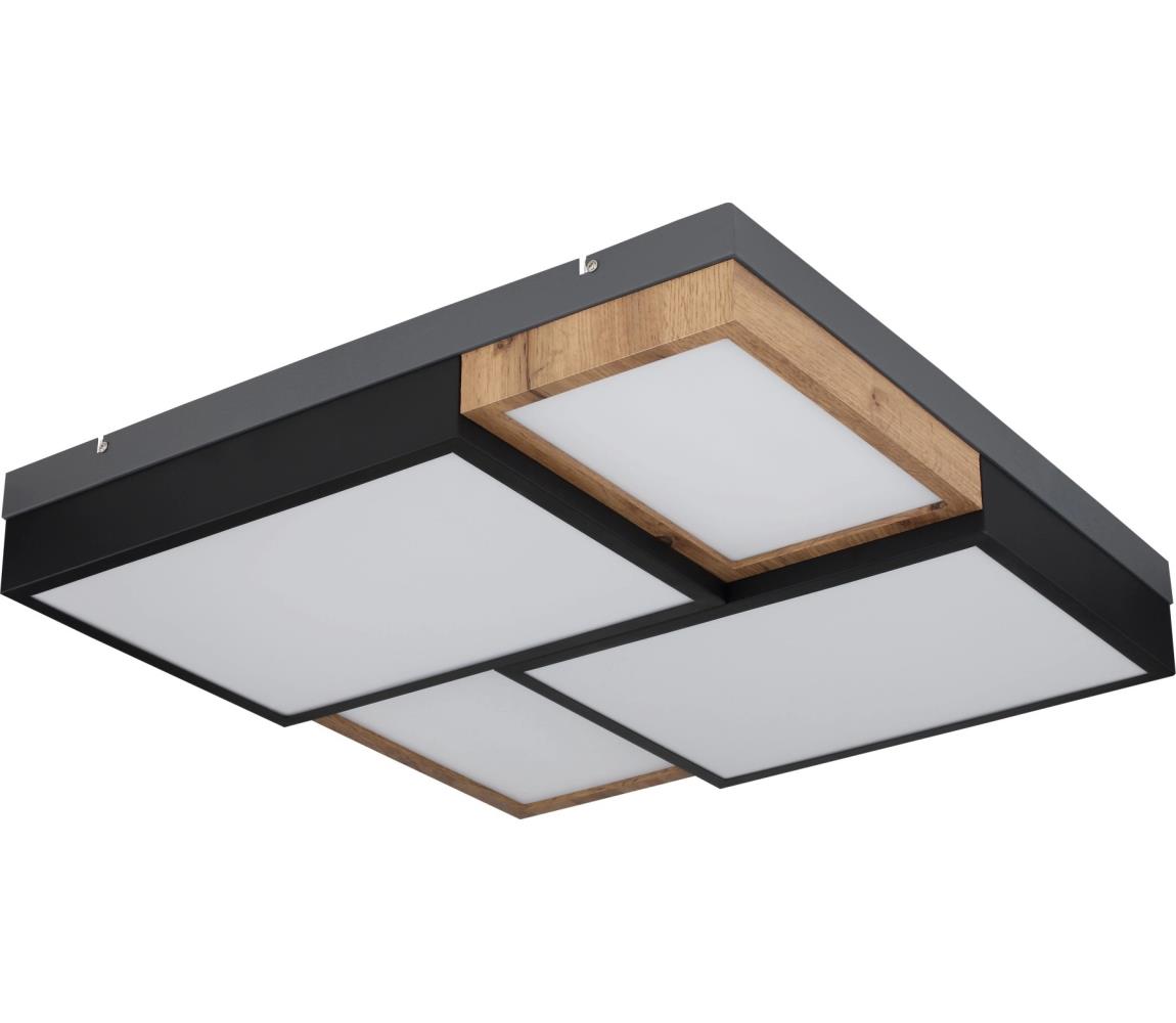 Globo 50 - LED Stropné svietidlo GUNDI LED/50W/230V hnedá/čierna