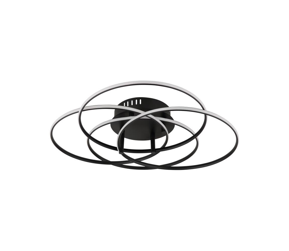 Globo 55 - LED Stropné svietidlo KOMBOS LED/55W/230V 4000K pr.51,5 cm čierna