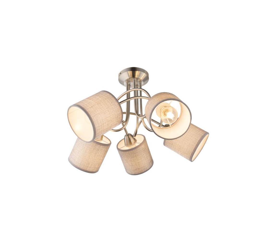 Globo 5D - Prisadený luster PACO 5xE14/25W/230V 15185-5D