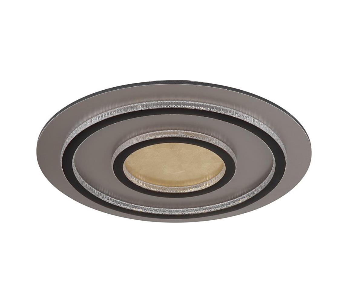 Globo 60G - LED stmievateľné stropné svietidlo JAYDEN 60W/230V pr. 55 cm čierne + diaľkový ovládač