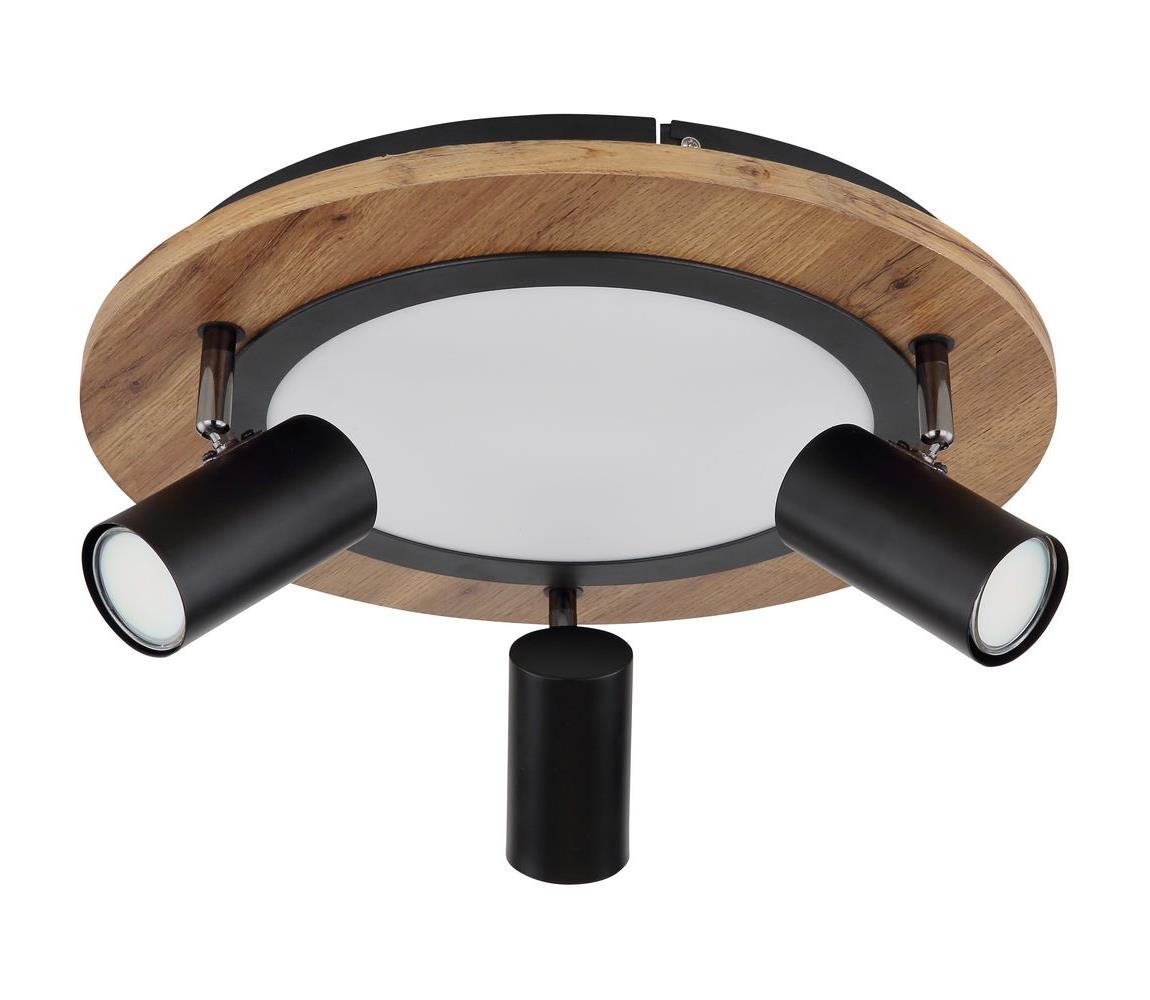 Globo LED Bodové svietidlo KASSU 3xGU10/5W + LED/15W/230V