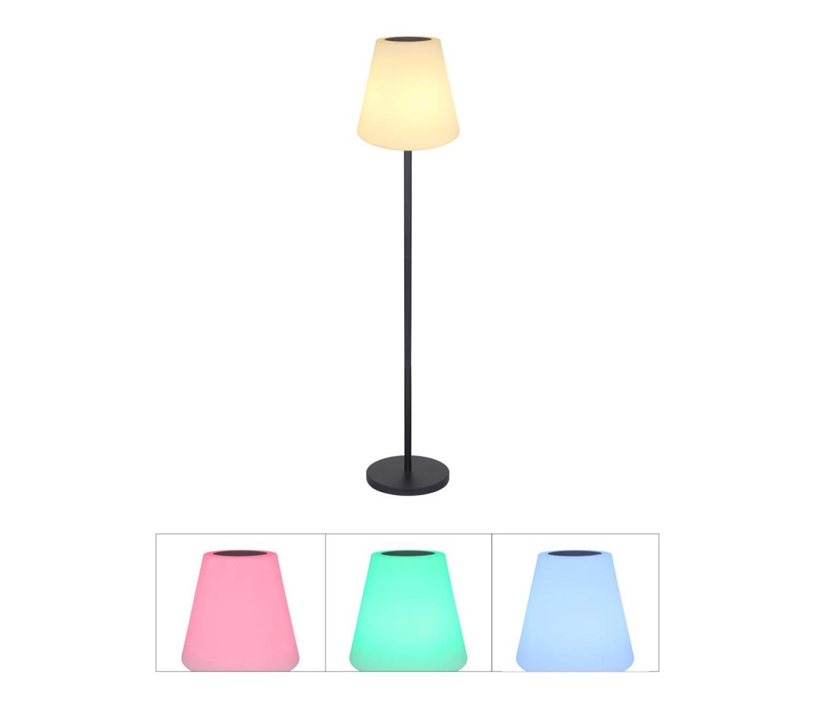 Globo LED RGB Solárna dotyková stojacia lampa LED/0,1W/3V IP44