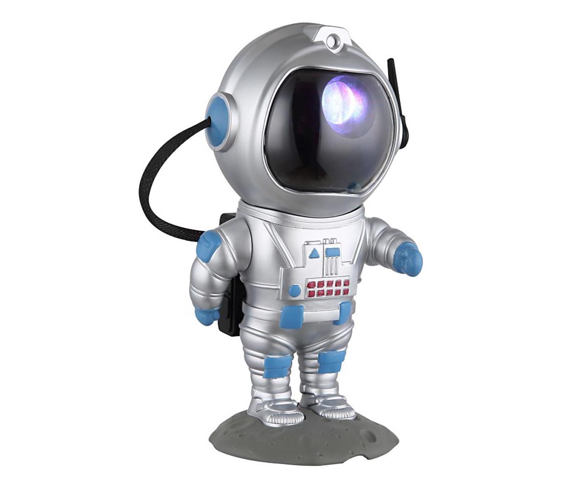 Globo LED RGB stolná lampa COSMO LED/4,5W/5V strieborný kozmonaut