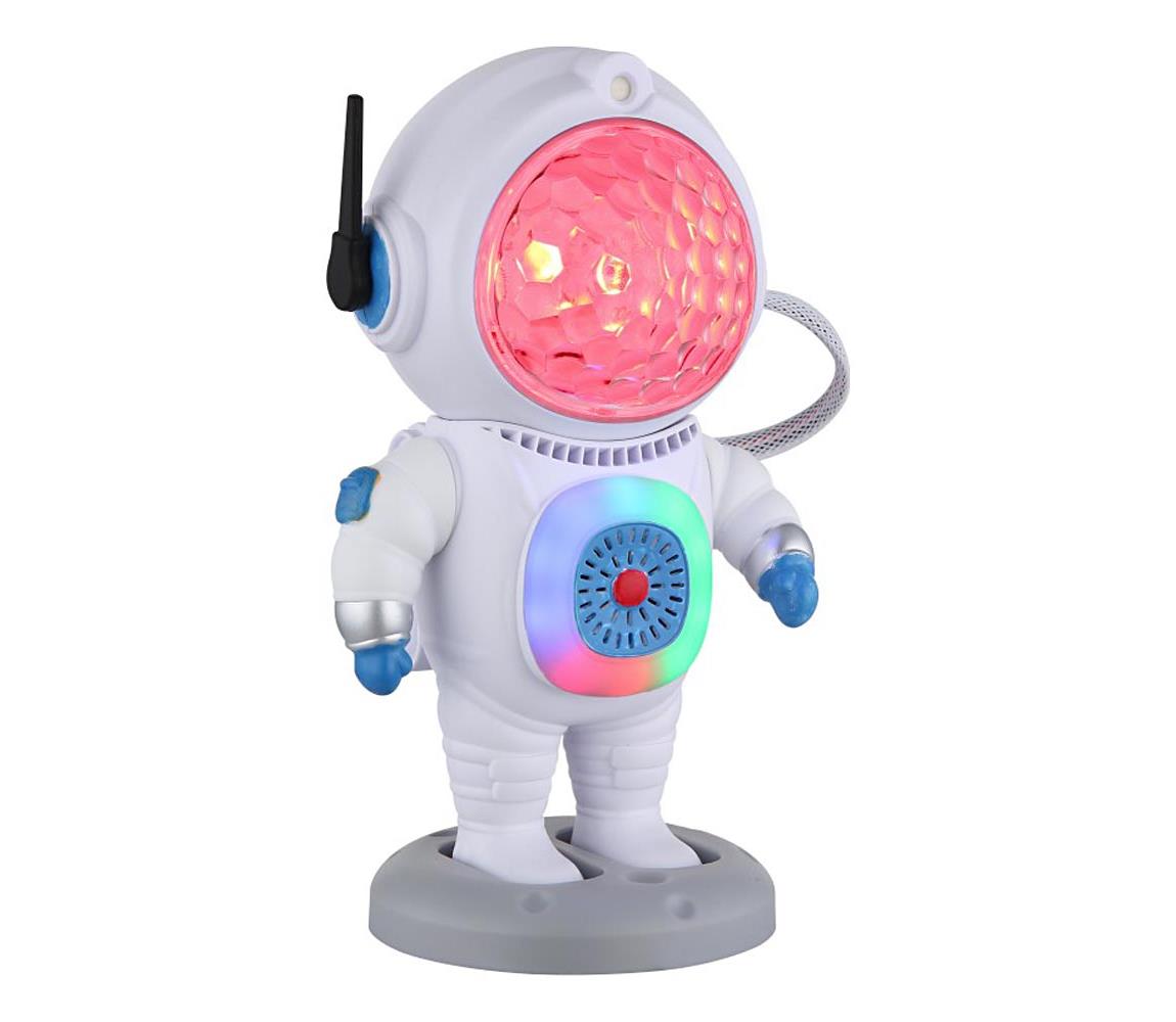 Globo LED RGB stolná lampa COSMO LED/6W/5V astronaut biela