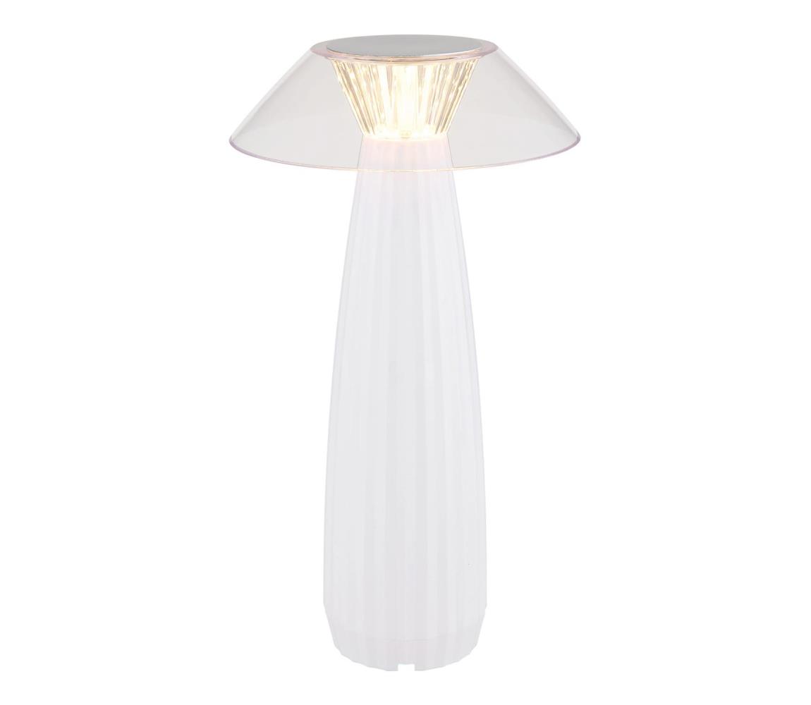 Globo LED Stm. nab. dot. stolná lampa ILLUMI LED/1W/3,7V 3000K biela