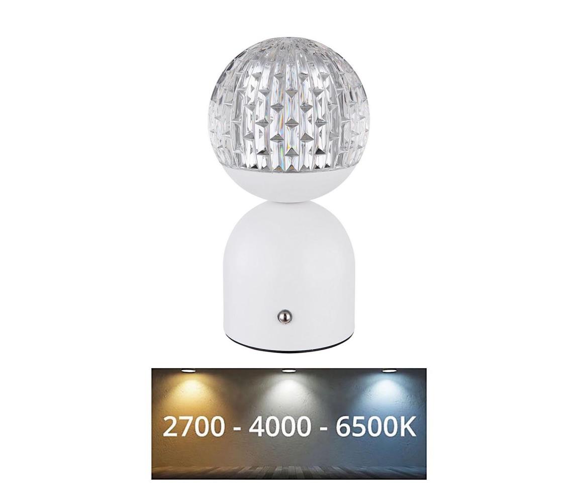 Globo LED Stmievateľná dotyková stolná lampa JULSY LED/2,5W/3,7V biela 21007W