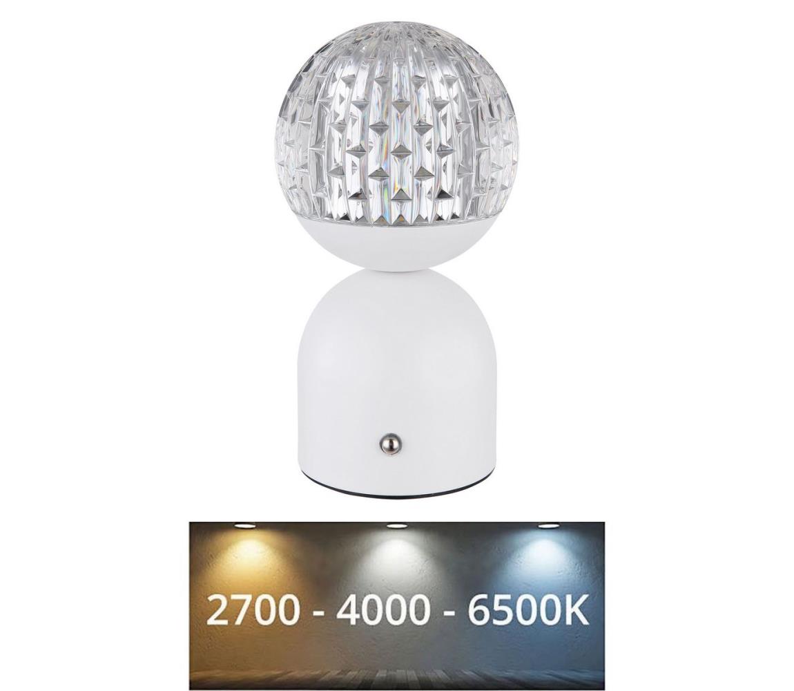 Globo LED stmievateľná dotyková stolná lampa JULSY LED/2,5W/3,7V biela