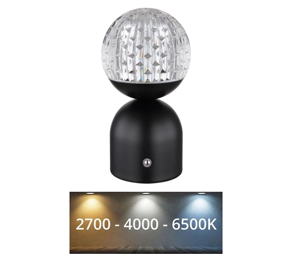 Globo LED Stmievateľná dotyková stolná lampa JULSY LED/2,5W/3,7V čierna