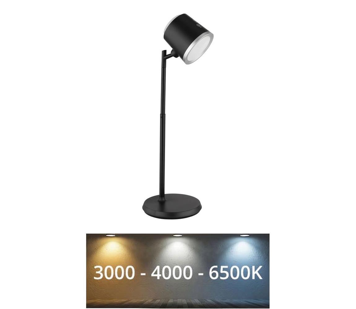 Globo LED stmievateľná dotyková stolná lampa MEEYA LED/6W/3,7V čierna