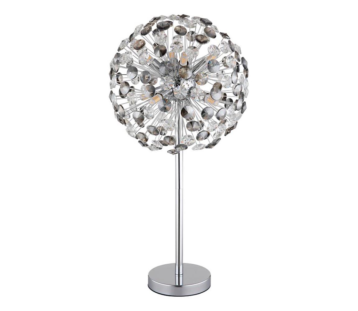 Globo LED Stolná lampa KATRINA 8xG9/3,5W/230V lesklý chróm