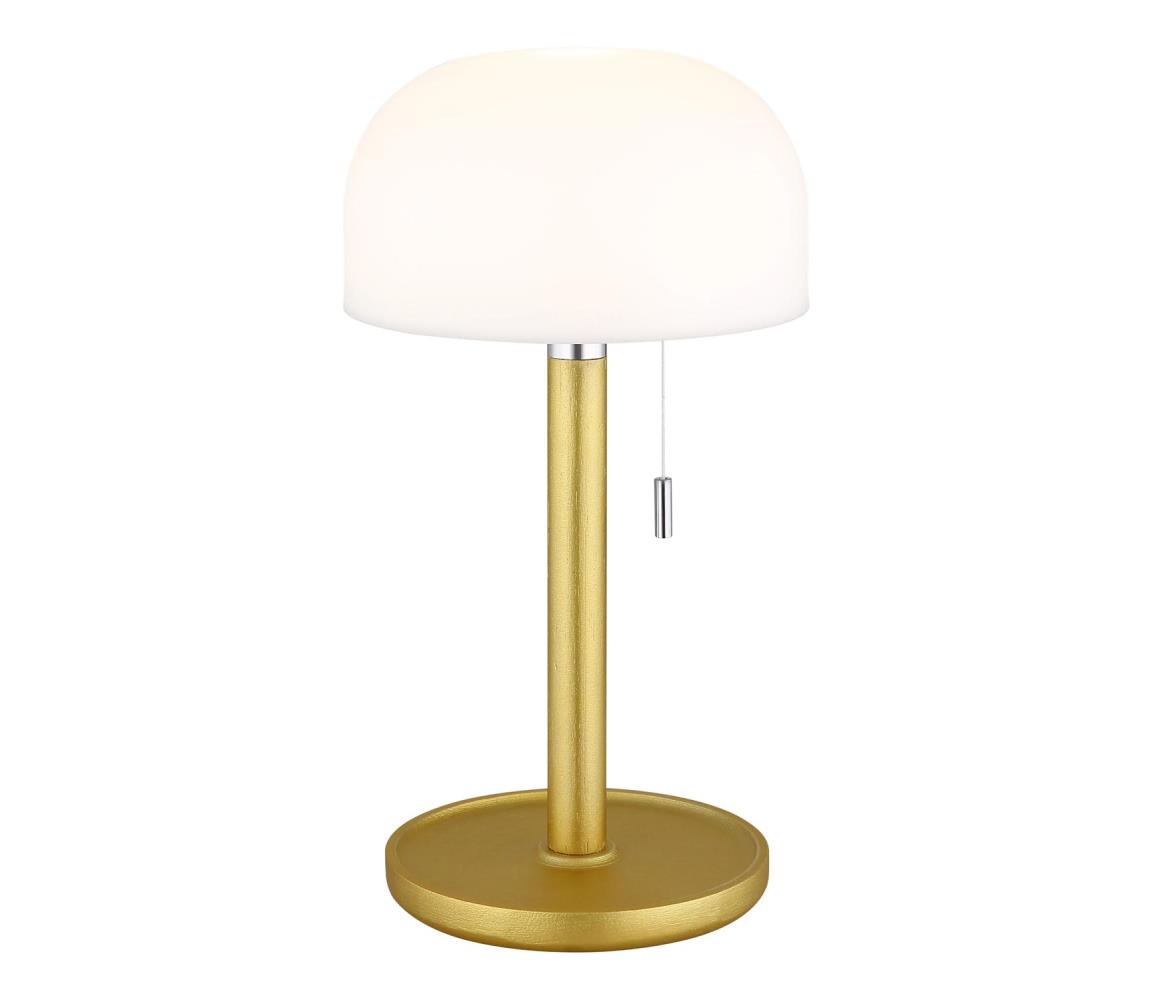 Globo LED stolná lampa NORMAN LED/1,5W/3,7V 3000/4200/6000K mosadz 21016M