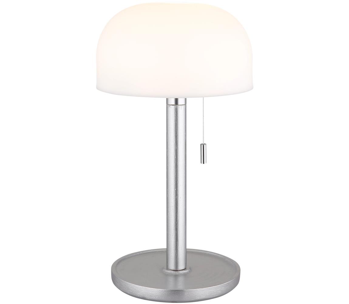 Globo LED stolná lampa NORMAN LED/1,5W/3,7V 3000/4200/6000K strieborná