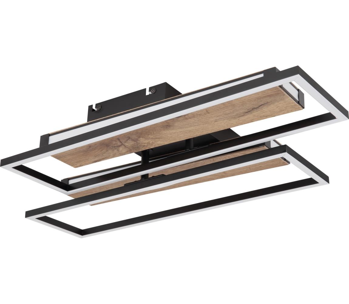 Globo LED Stropné svietidlo COLLI LED/48W/230V hnedá/čierna